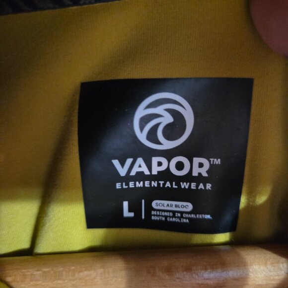 EUC LIKE NEW VAPOR ELEMENTAL WEAR SOLAR BLOC LONGSLEEVES HOODIE SZ LARGE - Picture 10 of 13